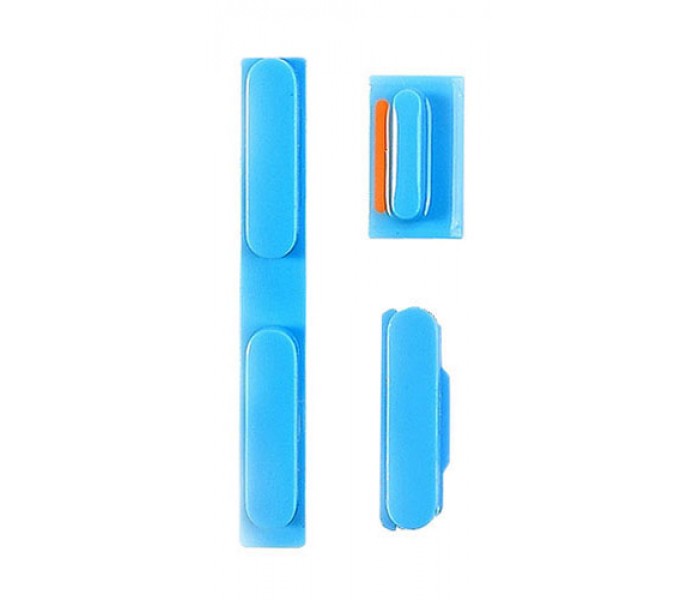 iPhone 5C Mute, Volume and Power Buttons (Blue)